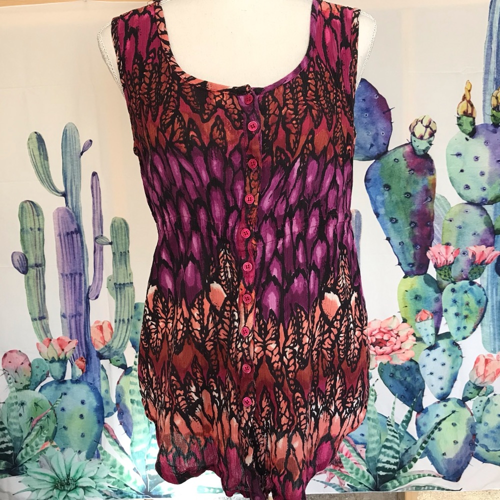 Bright Butterfly Top